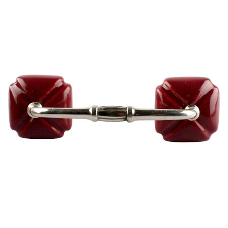 Solid Cherry Square Ceramic Bridge Handle Online